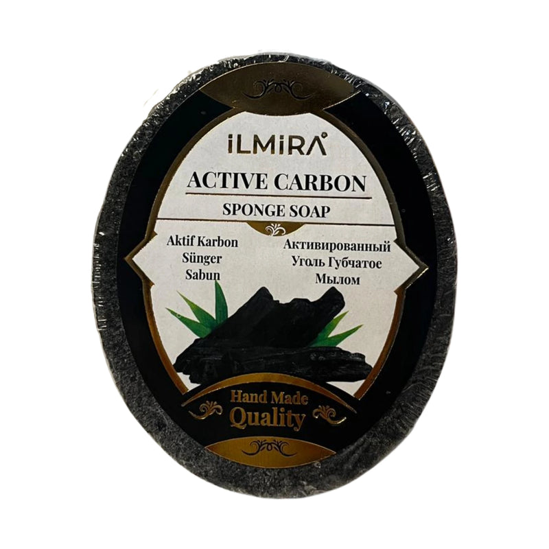 İlmira Spa & Hamam Süngerli Sabun 125 g – Active Carbon