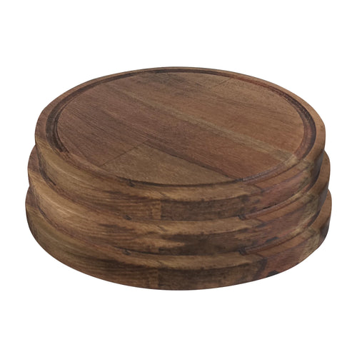 25mm Iroko Masif Klasik Pizza Tahtası
