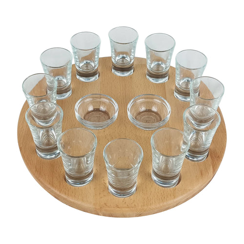 12'li Döner Shot Sunum Seti Çap: 29 cm · TERRAWS-SHT29-12