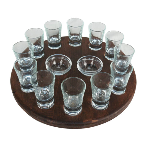 12'li Döner Shot Sunum Seti Çap: 29 cm · TERRAWS-SHT29-12C