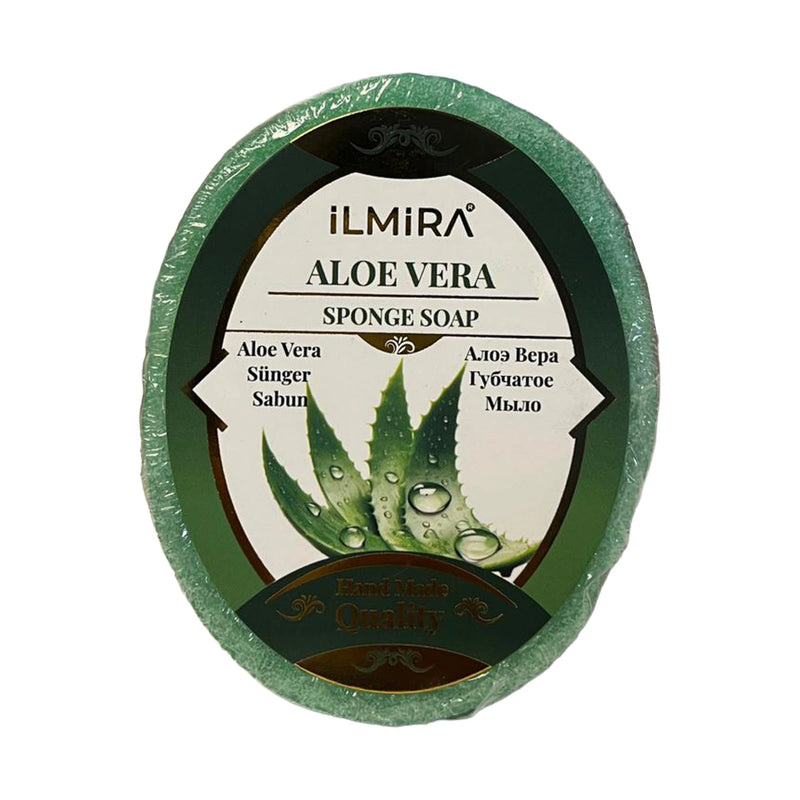 İlmira Spa & Hamam Süngerli Sabun 125 g – Aloe Vera