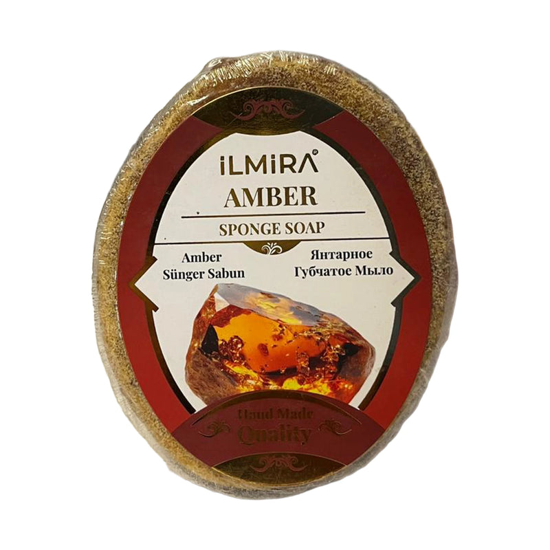 İlmira Spa & Hamam Süngerli Sabun 125 g – Amber
