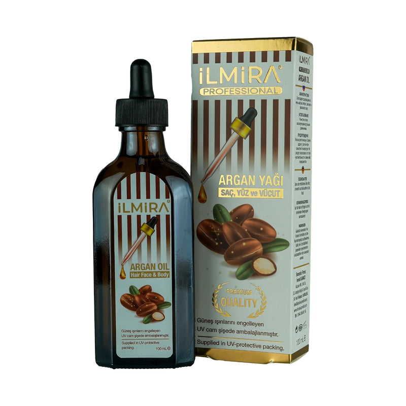 İlmira Saç, Yüz ve Vücut Yağı 100 ml – Argan
