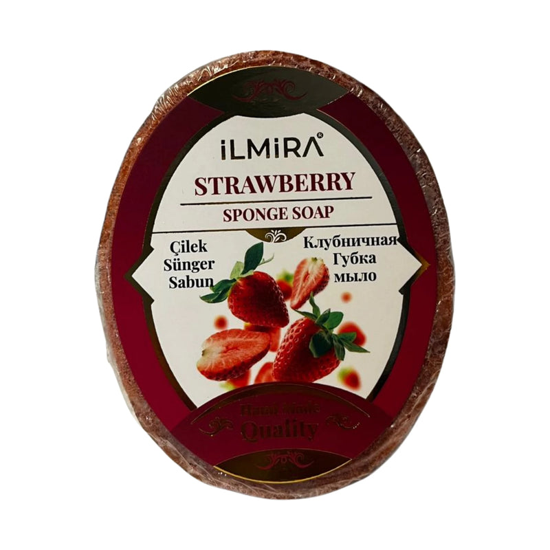 İlmira Spa & Hamam Süngerli Sabun 125 g – Çilek