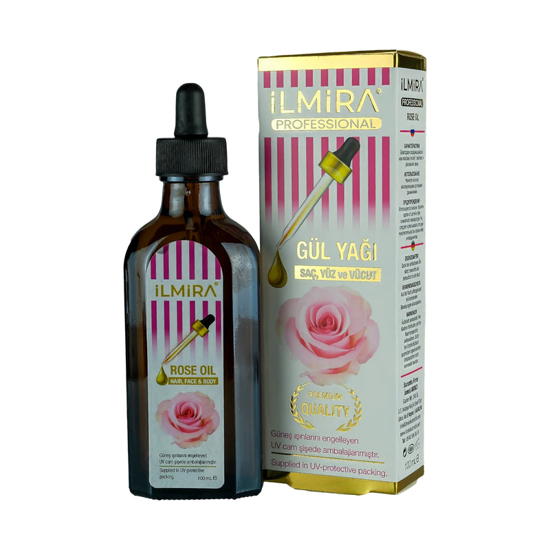 İlmira Saç, Yüz ve Vücut Yağı 100 ml – Gül