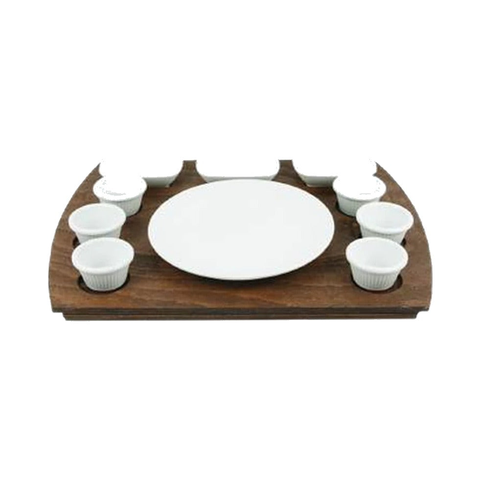 10 Parça Kahvaltı Sunum Tepsisi 47 x 36 x 2.2 cm · TERRAWS-KHL47361C