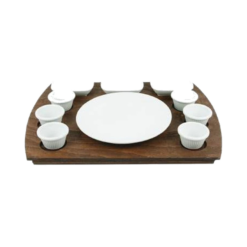 10 Parça Kahvaltı Sunum Tepsisi 47 x 36 x 2.2 cm · TERRAWS-KHL47361C