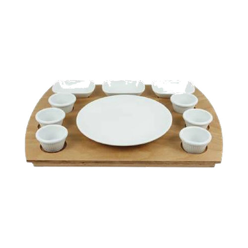 10 Parça Kahvaltı Sunum Tepsisi 47 x 36 x 2.2 cm · TERRAWS-KHL47361K