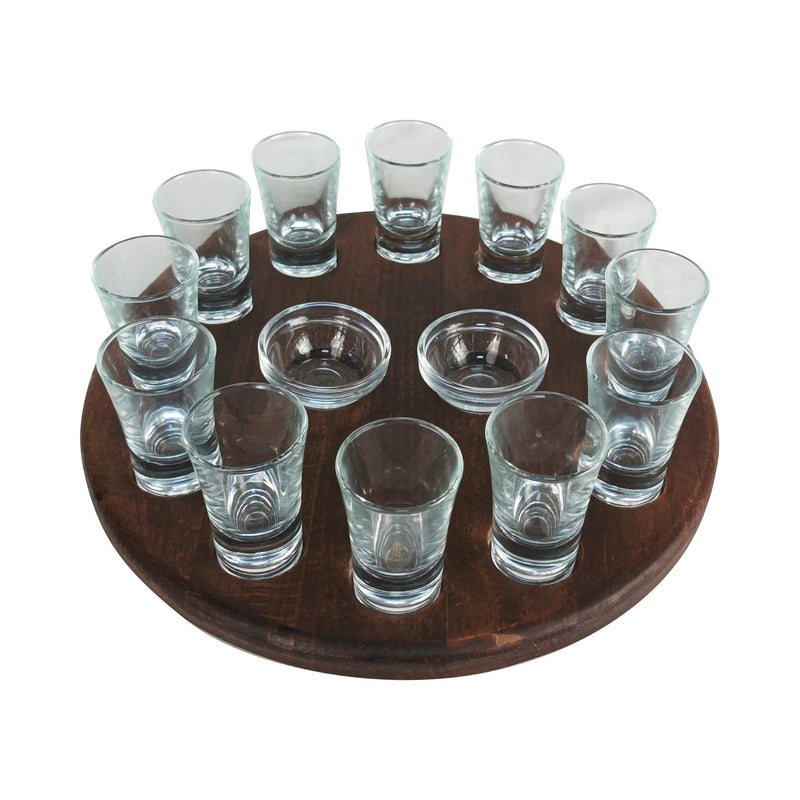 12'li Döner Shot Sunum Seti Çap: 29 cm · TERRAWS-SHT29-12C
