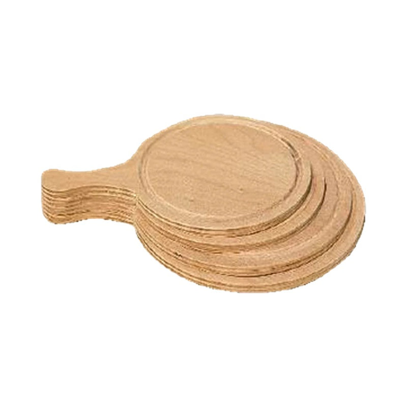 15mm Kayın Papel Saplı Pizza Tahtası