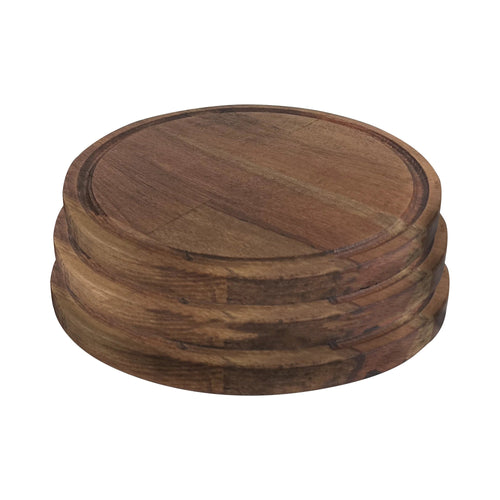 25mm Iroko Masif Klasik Pizza Tahtası