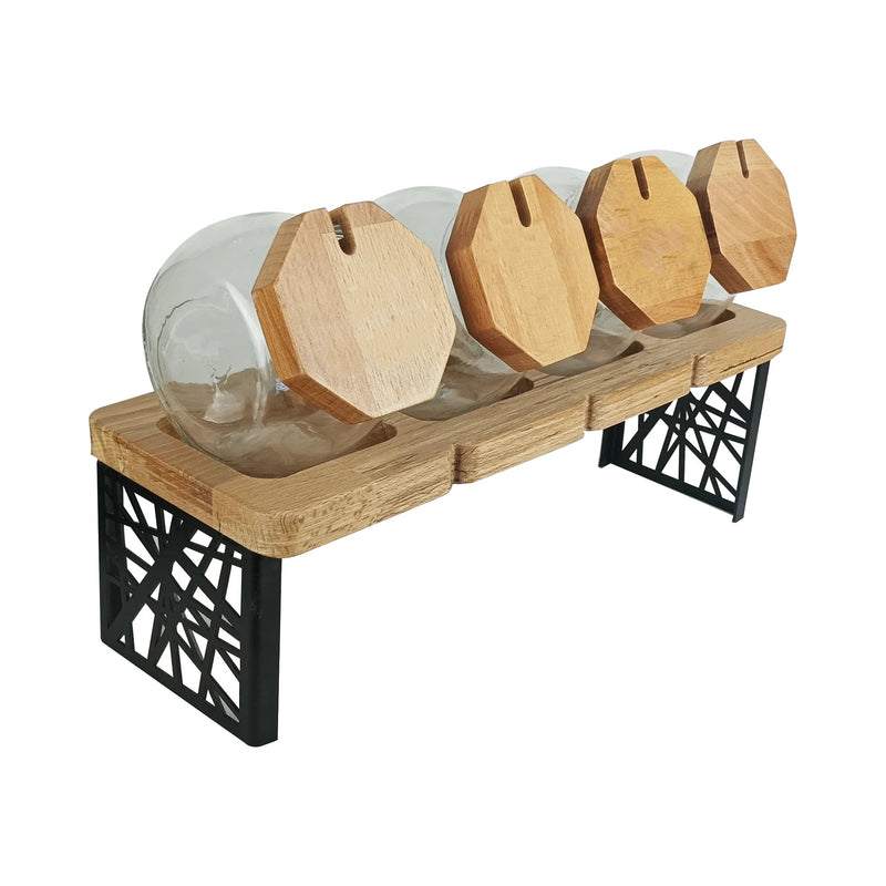 4'lü Baharatlık Seti 15 x 44 x 9 cm · TERRAWS-BAH34