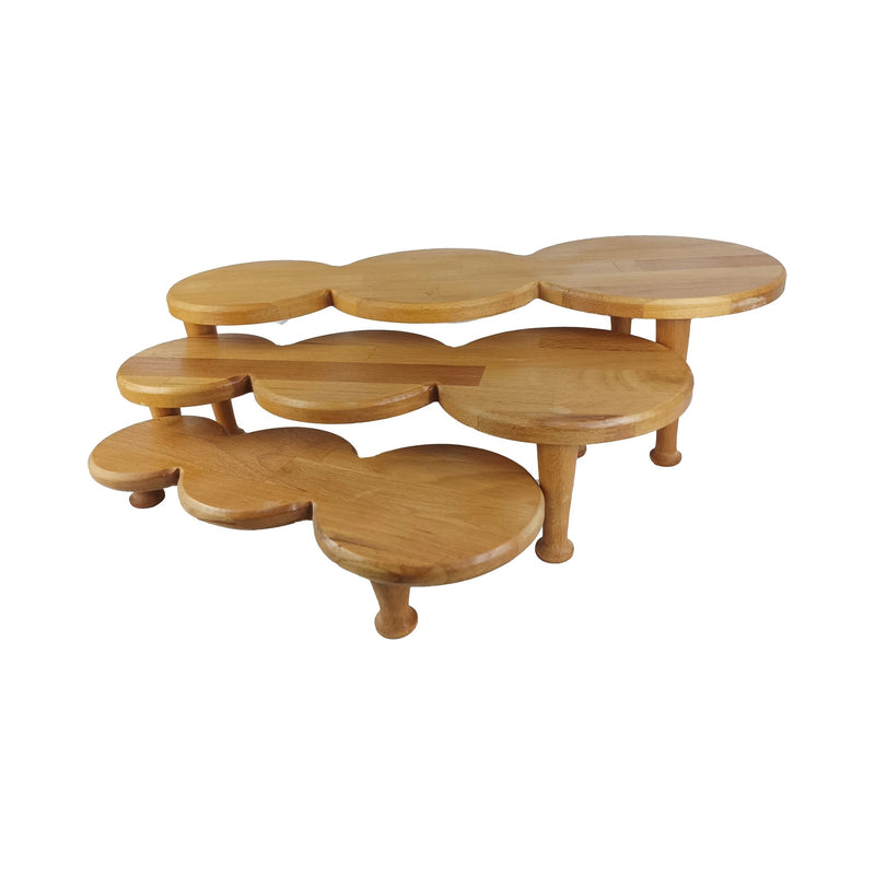 Ahşap Açık Büfe Sunum 25 x 60 x 17 cm
