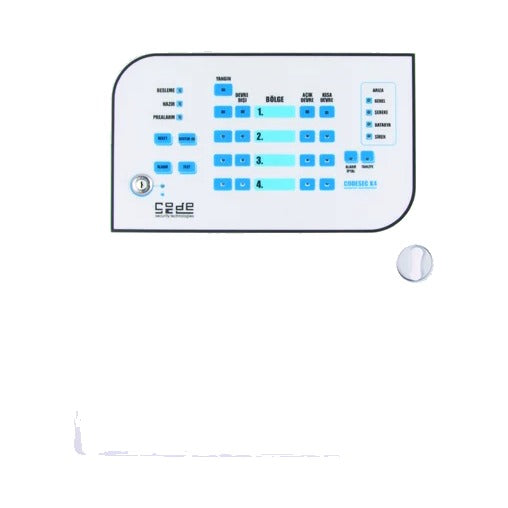 Codesec K4A – Konvansiyonel Yangın Alarm Paneli (4 Bölge)