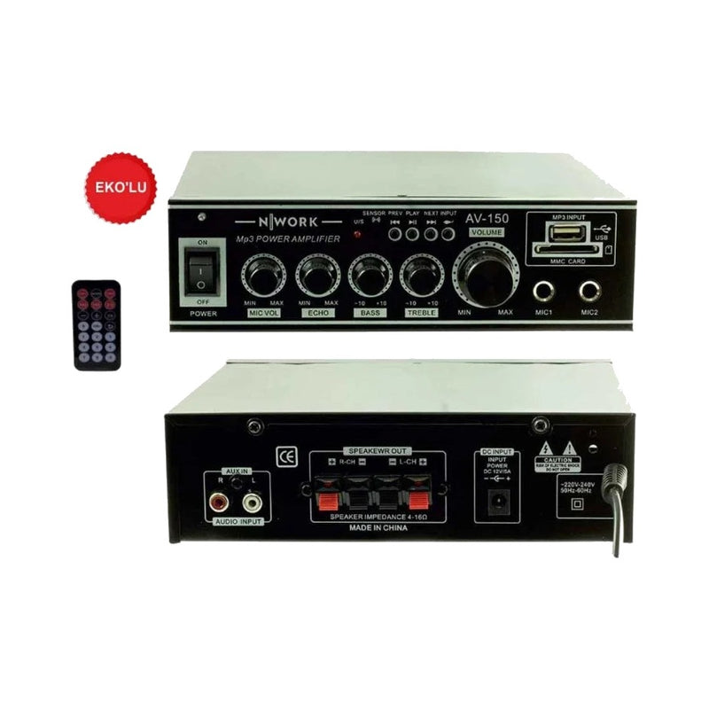 N Work Av-150 Hi-Fi Stereo Audio Amplifier
