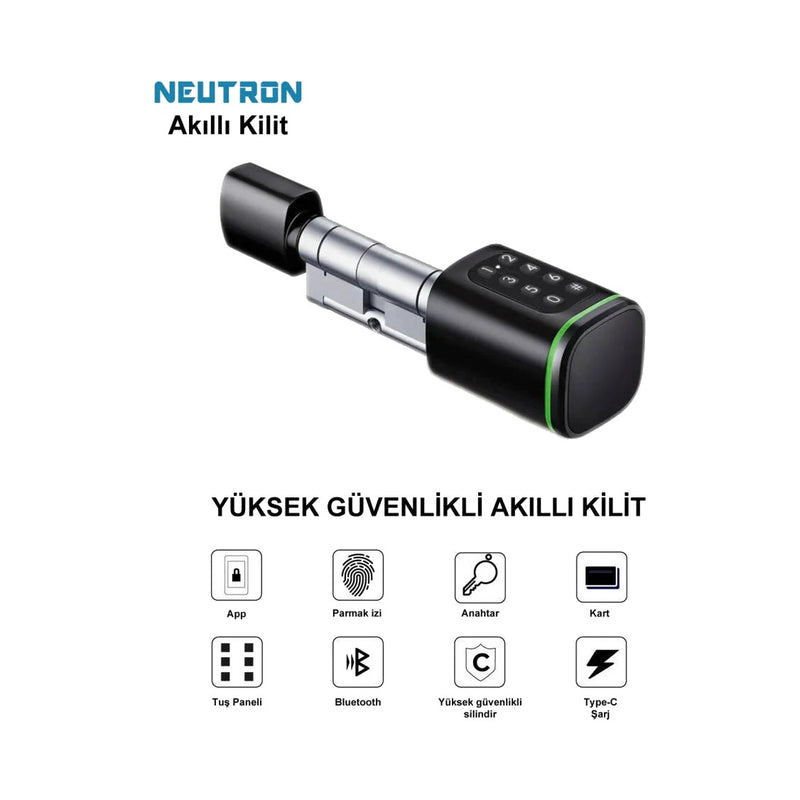 Neutron NTL-SC-02FKP – Akıllı Kapı Kilidi