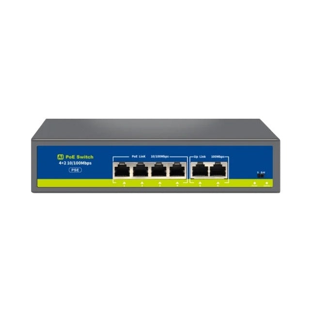 NV 4+2 Uplink Megabit PoE Switch