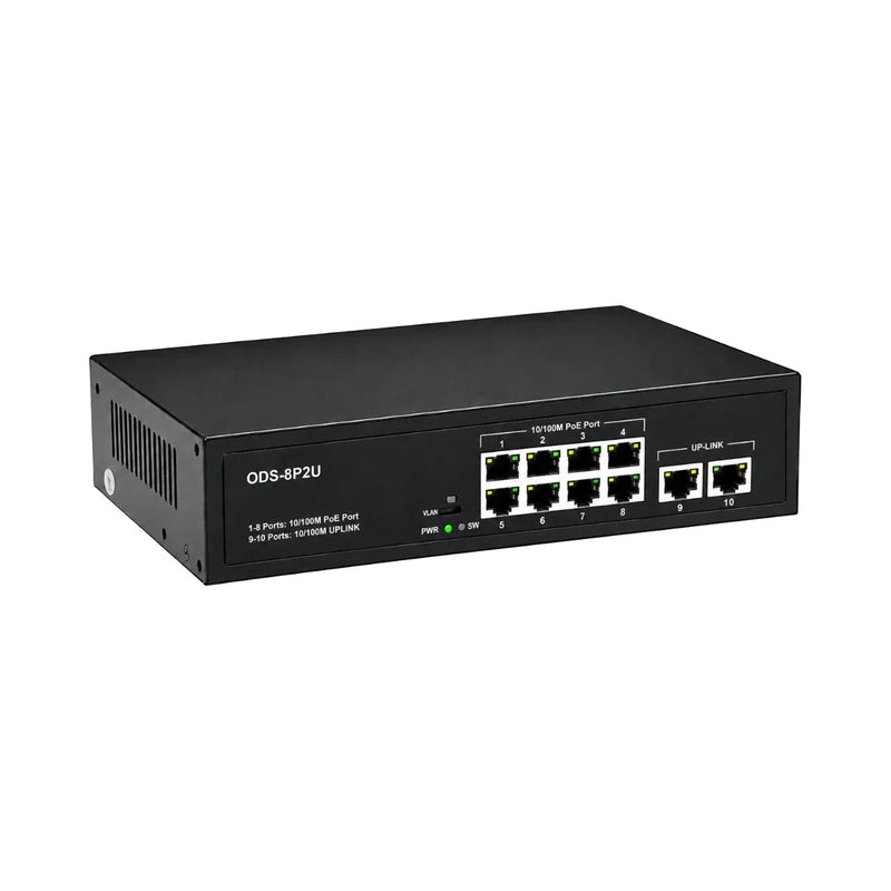 Ods R-8p2u Switch 8 Sfp Port 2 Uplink (Gigabit)Port
