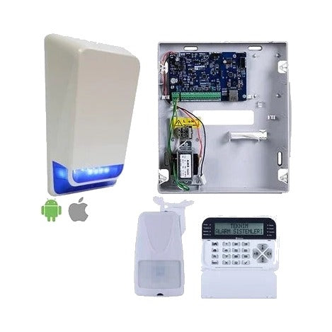 Teknim Set TSP-5334 LCD Ethernet /Network ü Alarm Seti ( Akü-Siren Hariç)