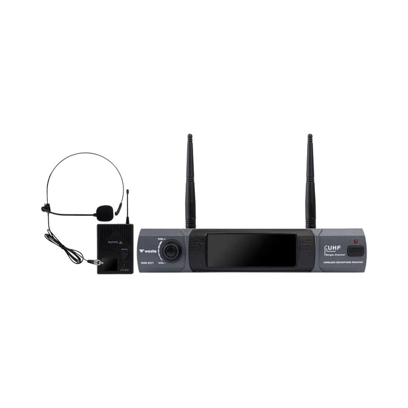 Westa WM-201T 1 Receiver+ 1 Lavalier(Yaka) Mikrofon