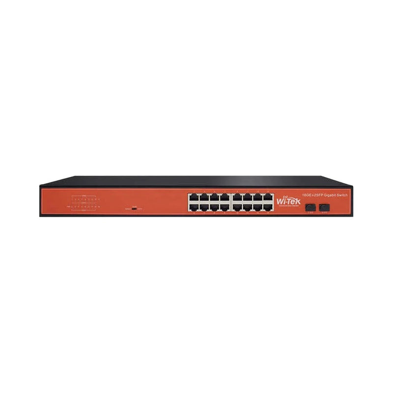 Wİ-TEK SG116F 16GE+2SFP Full Gigabit Ethernet Switch