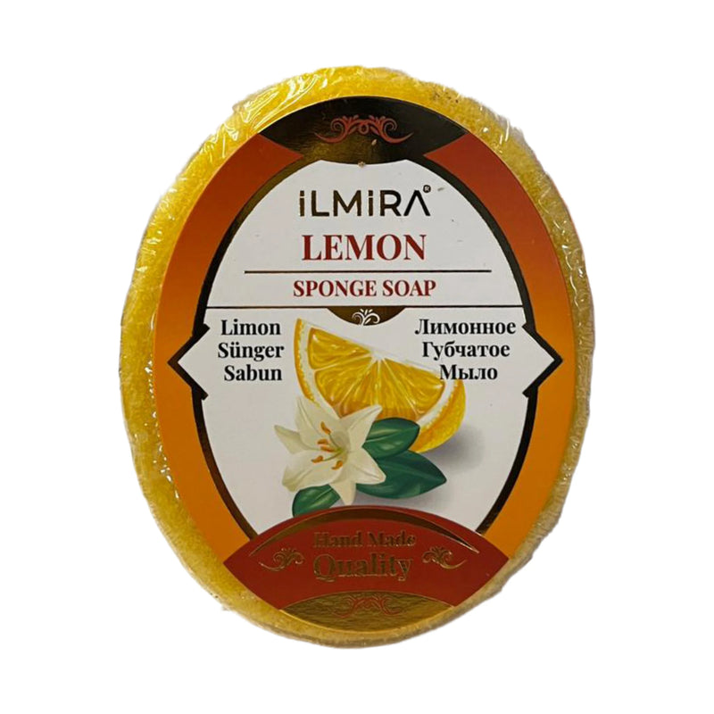 İlmira Spa & Hamam Süngerli Sabun 125 g – Limon
