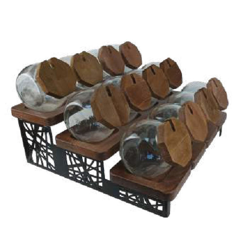 12'li Baharatlık Seti 43 x 44 x 15 cm